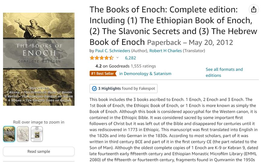 Books of Enoch by Historical Success